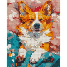 Алмазна мозаїка "SANTI" /956046/ "Улюблений коргі", 40*50см