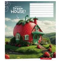 Зошит уч. "Star" 12арк.# /3530K/ "Dream house" ВД-лак (нейт) (30/360)