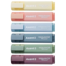 Маркер текстовий "Axent" /2537-50-A/ "Highlighter"  1-5 мм клиноподібні  morandi асорті (24/48/576)