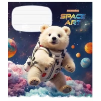 Зошит уч. "Star" 12арк.# /3406K/ "Space Art" ВД-лак (нейт) (30/360)