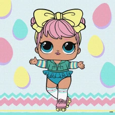 Картина за номерами "Ідейка" /KHO1226/ "LOL Surprise! Spring Bling DAWN" 30*30см