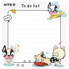 Планер настінний"Kite" /K22-472-3/  "To do list",  А5, "Funny dogs" (1/100)