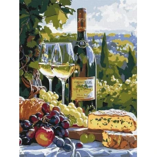 Картина за номерами "Ідейка" /KHO5708/ "Смак шардоне" 30*40см
