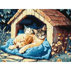 Картина за номерами "Ідейка" /KHO6695/ "Тихий час" 30*40см