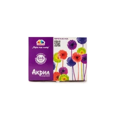 Набір акрилових фарб "ГАММА'UA" /400506/ "Творчість"  6+6 кол. флуор.*10мл (1/12)