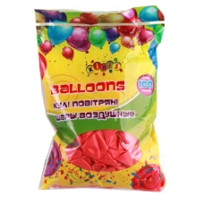 Кульки повітряні "Kidis" /8644/ Червоний перламутр, 12" 100шт/упак