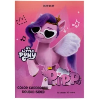 Картон цветной А4/10 "Kite" /LP24-255/ двухсторонний 10цв. My Little Pony (1/50)