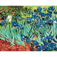 Картина за номерами "Brushme" /BS51339/ "Іриси. Ван Гог" 40*50см