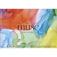 Альбом д / рис. "MUSE" А4 / 30арк. / PB-SC-030-315 / карт. обкл. (150г / м2) пруж. бок (1/36)