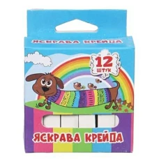 Крейда біла 12 шт. /iTEM110706P/ (1/150) Крейда біла 12 шт. /iTEM110706P/ (1/150)