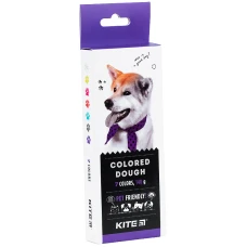 Тісто для ліплення "Kite" /K22-136/ 7кол*20 г "Kite Dogs" (1/43/49)