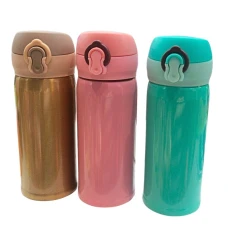 Пляшка-термос для води "JO" /YW-522/ "Classic" 350ml, подвійна стінка, мікс