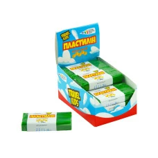 Пластилін "TRAVEL KIDS" восковий /333102/TK/ салатовий 30г (12/48)