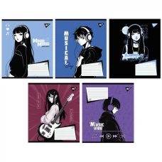 Зошит для нот A5/12арк. "YES" /767435/ "Anime moon music" (25/500) Зошит для нот A5/12арк. "YES" /767435/ "Anime moon music" (25/500)