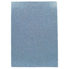 Флексика(фоаміран) "JO" /17GLKA4-071/ EVA 1,7mm A4 GLITTER з клеєм "Блакитний" 10шт/уп (1/96)