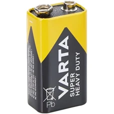 Батарейка "VARTA" /6F22/1Shrink/632/ сольова, 9V, КРОНА (1/12) Батарейка "VARTA" /6F22/1Shrink/632/ сольова, 9V, КРОНА (1/12)