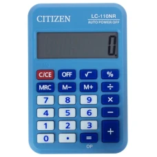 Калькулятор "CITIZEN" /LC-110NR/BL/ карман.8-разр.87*58мм