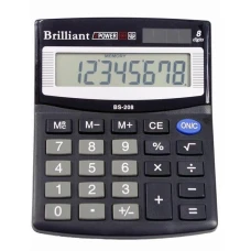 Калькулятор "Brilliant" /BS-208/ наст.  8-розр,1 пам.100*125