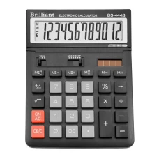 Калькулятор "Brilliant" /BS-444B/ наст.  12-разр,2 пам.145*197