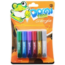 Фарба-клей   6кольор.*6мл  "Pasco" GG-001-1   (24)