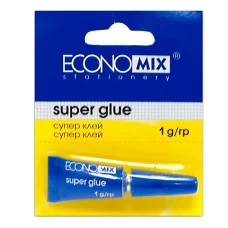Супер клей "ECONOMIX" /E41207/  1 грам (6/144)