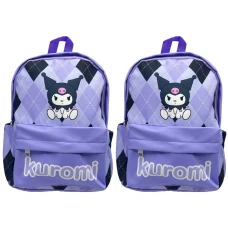 Рюкзак дитячий /5831/ "Зайчик Kuromi Куромі-ромбік" 32*24*13см (1/4)