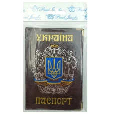 Обкладинка Паспорт "TASCOM" /130-Па/ "Козак" шкірзам (10)
