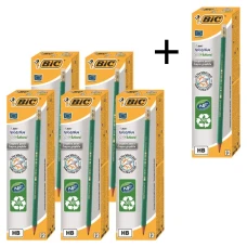 АКЦІЯ Олівець простий "BIC" Evolution (уп.12шт) /8803323/924/ 655 HB з гумкою 5+1 (1)