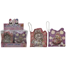 Блокнот  10,5*11,5см/80арк. /777-07/ антистрес "Labubu Лабубу-3D" , мікс (1/8)