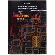 Папір кольоровий "Kite" /TF24-250/ двосторонній А4/(15арк/15кол) Transformers (1/50)