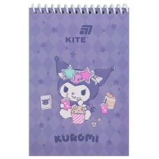 Скетчбук А6/48арк. "Kite" /HK26-196-2/ пласт. спіраль Kuromi (1/20) Скетчбук А6/48арк. "Kite" /HK26-196-2/ пласт. спіраль Kuromi (1/20)