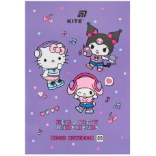 Зошит для нот А4/20арк "Kite" /HK26-404/ Hello Kitty (1/10) Зошит для нот А4/20арк "Kite" /HK26-404/ Hello Kitty (1/10)