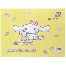 Зошит для нот А5/20арк "Kite" /CR26-405/ Cinnamoroll (1/10) Зошит для нот А5/20арк "Kite" /CR26-405/ Cinnamoroll (1/10)