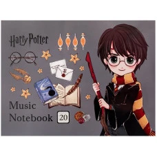 Зошит для нот А5/20арк "Kite" /HP26-405/ Harry Potter (1/10) Зошит для нот А5/20арк "Kite" /HP26-405/ Harry Potter (1/10)