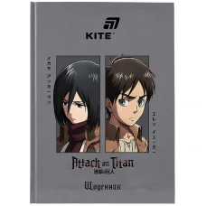 Щоденник шкільний "Kite" /AT26-262/ тверда обкл., Attack on Titan Season 1-3 (1/20)