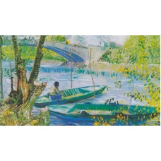 Картина з контуром "1В" /950992/ "Човен" 40*60см БЕЗ фарб