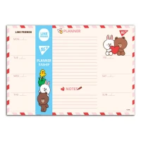 Планінг 30*21см "Yes" /252177/ "Line Friends", 52 арк. (5/50)