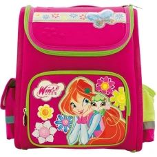 Рюкзак каркасний "1В" /551530/ Н-17 "WINX-CLUB" яскраво-рожевий, 29х13х34 см, тв./спин. (1/4)