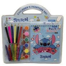 Розмальовка А5/6арк /2320-3/ "Стіч", олівці, фарба 6кол., пензлик, 27*22см (1/28)