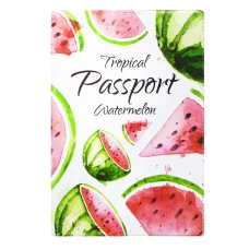 Обкладинка Паспорт "Полімер" /307029/ Passport "Tropical Passportl" ПВХ з надр. (10)