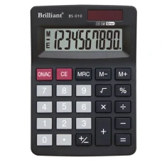 Калькулятор "Brilliant" /BS-010/ настол.10-разр.1пам.127*88*26мм