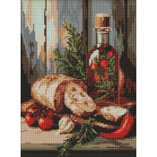 Алмазна мозаїка "Ідейка" /AMO20098/ "Запашний натюрморт" 30*40см Алмазна мозаїка "Ідейка" /AMO20098/ "Запашний натюрморт" 30*40см