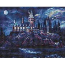 Алмазна мозаїка "Ідейка" /AMO20402/ WB "Harry Potter: Таємничий Гоґвортс" 40*50см