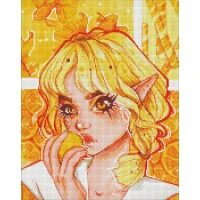 Алмазная мозаика "Идейка" /AMO7607/ "Апельсиновое увлечение" 40*50см