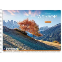 Альбом для малювання "Star" А4/30арк./PB-SC-030-8562/ спіраль, 100г/м2, УФ-лак (9/81)