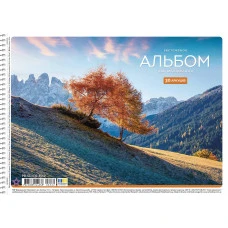 Альбом для малювання "Star" А4/30арк./PB-SC-030-8562/ спіраль, 100г/м2, УФ-лак (9/81)