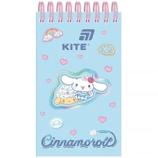 Блокнот А6/80арк. "Kite" /CR26-279/ вирубка, спіраль Cinnamoroll (1/50) Блокнот А6/80арк. "Kite" /CR26-279/ вирубка, спіраль Cinnamoroll (1/50)