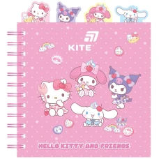 Блокнот 155×166 мм/80арк. "Kite" /HK26-278/ #, з розділювачами Hello Kitty MIX (1/24) Блокнот 155×166 мм/80арк. "Kite" /HK26-278/ #, з розділювачами Hello Kitty MIX (1/24)