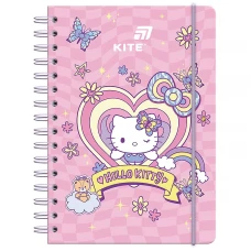 Блокнот А5/80арк. "Kite" /HK26-190-1/ # на спіралі Hello Kitty (1/10)