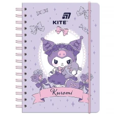 Блокнот А5/80арк. "Kite" /HK26-190-2/ # на спіралі Kuromi (1/10)